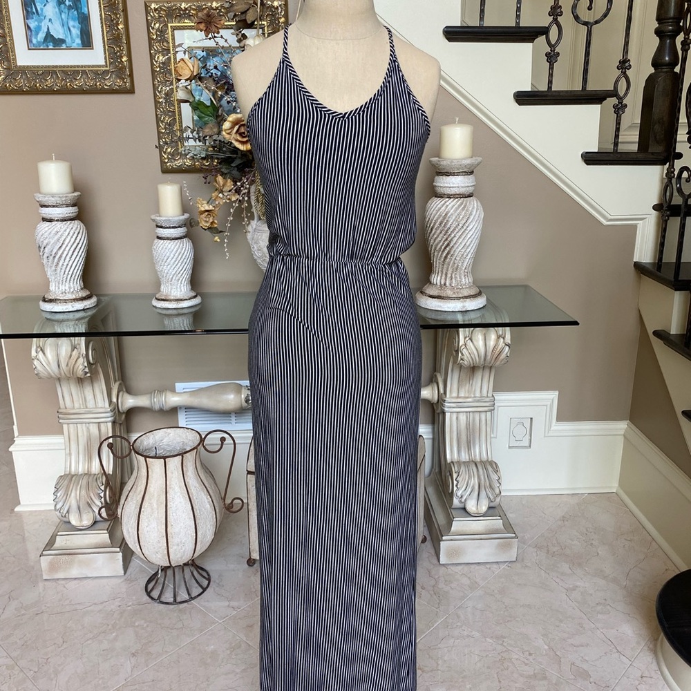 Stripped Maxi Dress